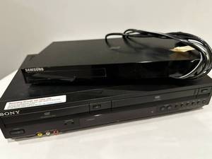 lot 169 image: Sony DVDVHS Player  Samsung DVD