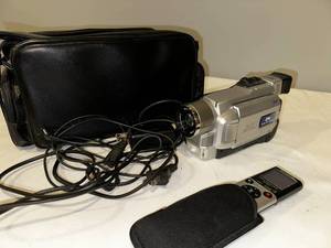 lot 191 image: JVC Camcorder & Olympus Recorder