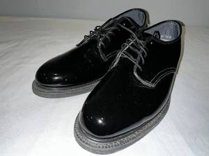 lot 193 image: Black Glossy Dress Shoes