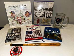 lot 196 image: Chicago Cubs Memorabilia Lot