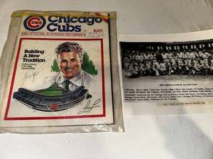 lot 217 image: 1982 Cubs Program Fergie Jenkins Autographed