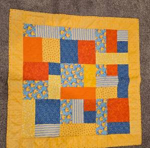 lot 245 image: Handmade Colorful Duck Quilt