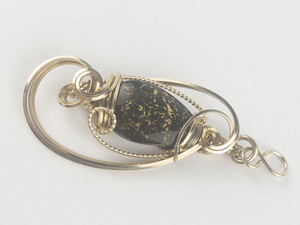 New old Stock Boulder Opal gold filled wire pendant (no chain) Estimated Replacement value $250