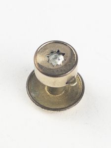 Antique Brass Shirt Stud .