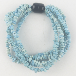 Turquoise Beaded Multi-Strand Bracelet .