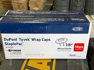 lot 30 image: DuPont Tyvek Wrap Caps 78