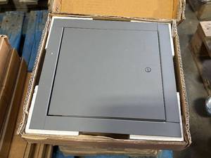 lot 48 image: JL Industries Multi Purpose Steel Access Panel with Cam Lock