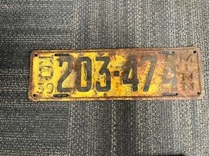 lot 2 image: 1939 Minn License Plate