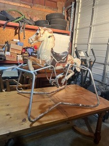 lot 23 image: Rocking Horse