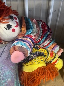 lot 44 image: Lot of dolls  some Homemade
