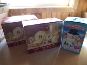 Holiday Dinnerware and Cookie Jar