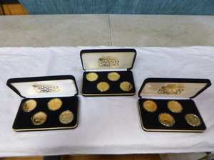 3 Sets of Grand Casino $5 Coin Sets
