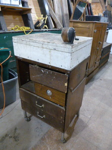 Portable Work Table with Tools