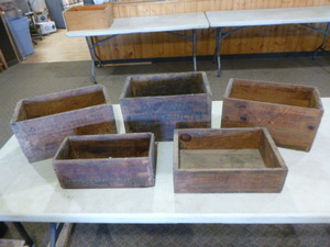 Vintage Wooden Ammo Boxes
