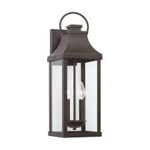 lot 5 image: Bradford Medium Wall Lantern-946421OZ-Oiled Bronze