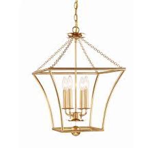lot 16 image: Broche 4 Light Mini Chandelie