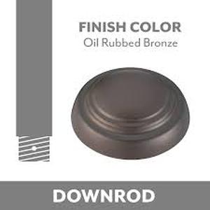 lot 36 image: MinkaAire 72 Ceiling Fan Downrod for Pancake Fans and 15 Ft Ceilings-Oil Rubbed Bronze