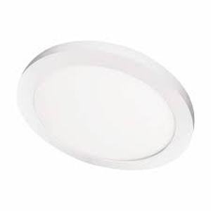 lot 39 image: 11 in. 12.5-Watt Dimmable White Integrated LED 875 Lumens Round Flat Panel Ceiling Flush Mount with Color Change 5CCT