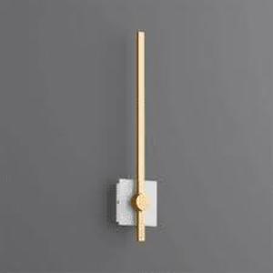 lot 21 image: Oxygen Zora 3-50-650 Modern Sconce - White W Industrial Brass