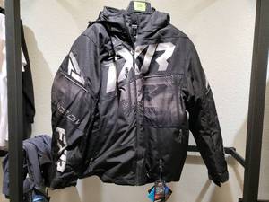 lot 50 image: FXR Boost FX 2 in 1 Jacket - BlackCharcoalGrey - 3XL