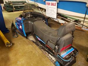 lot 130 image: Polaris Indy Classic 500 FOR PARTS NO TITLE CONDTION OF SLED UNKNOWN