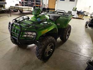 lot 135 image: Artic Cat 550 EFI ATV FOR PARTS NO TITLE CONDITION OF 4 WHEELER UNKNOWN
