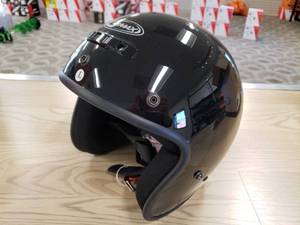 lot 157 image: Gmax WPS-PW590P Open Face Helmet - Black - Large
