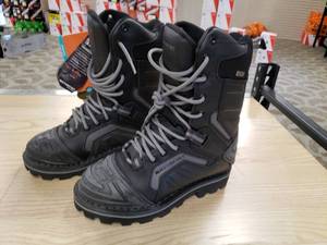 lot 189 image: Motofist Stomper 3.0 Black Boot Size 7