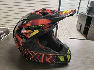 lot 219 image: FXR Clutch EVO LE Helmet - BlackOrange - Large