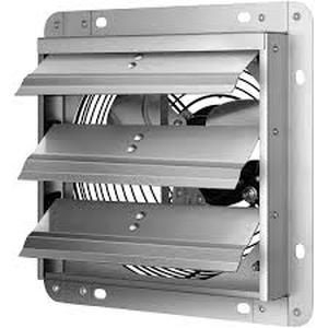 Aoibox 14 Inch Aluminum Shutter Exhaust Fan in Silver, High Speed 1650 RPM, 1000 CFM, 1-Pack  Customer Returns See Pictures