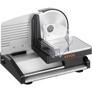 VEVOR Meat Slicer 200W Electric Deli Slicer with Two 7.5 in. Stainless Steel Removable Blade Food Slicer Machine for Meat Customer Returns See Pictures