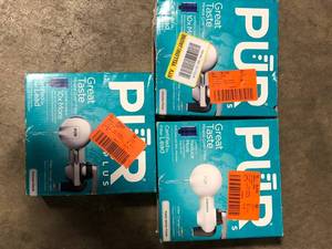 Lot of PUR PLUS Faucet Mount Filtration System, Chrome  Customer Returns See Pictures