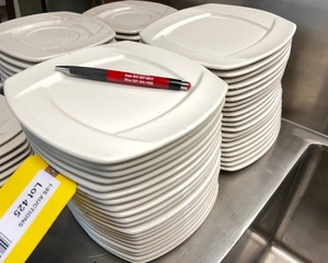 lot 425 image: Square China Plates