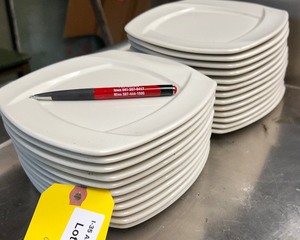 lot 428 image: Square China Plates