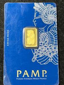 2.5 GRAMS .999 FINE GOLD PAMP BAR