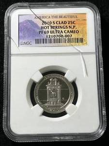 2010-S US HOT SPRINGS N.P. QUARTER NGC PF69 ULTRA CAMEO