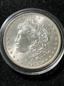 1902-O US MORGAN SILVER DOLLAR IN AIRTITE