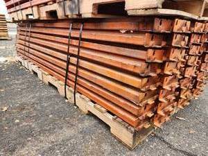 lot 131 image: Lot of (56) Rigi-Rak Pallet Racking Cross Beams 4x8