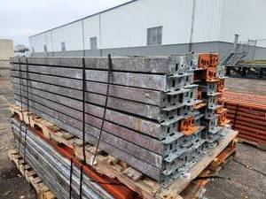 lot 135 image: Lot of (48) Pallet Racking Cross Beams 6x8