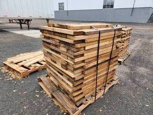 lot 140 image: Lot of (1 Pallet) 2x6 Boards (for racking)
