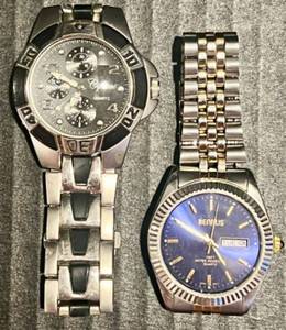 lot 127 image: Set of 2 Mens Wristwatches - Ciprini Quartz and Benius Day-Date