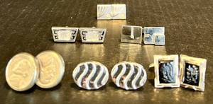 lot 190 image: Assorted Set of 6 Pairs of Vintage Cufflinks