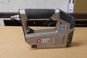 lot 181 image: Porter Cable 18 Gauge Air Brad Nailer and Stapler