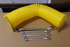 lot 188 image: Airhose and Wrenches