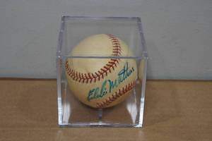 lot 3 image: Eddie Matthews Autographed Baseball