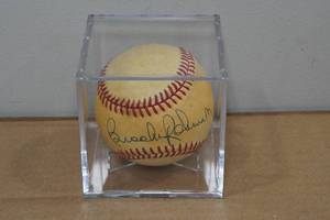 lot 5 image: Brooks Robinson Autographed Baseball