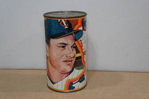 lot 10 image: 1960s Harmon Killebrew MLB MN Twins Promo Tin Can