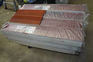 lot 18 image: Home Depot Direct Brazilian Cherry Solid Flooring Planks - 150 Sq Ft
