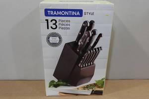 lot 130 image: Tramontina 13-Piece Knife Set