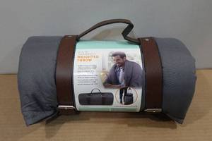 lot 131 image: Bella Russo 40x50 Therapeutic 5lb Weighted Blanket